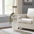 Glass and Marble Accent End Table with Sculptural Base, Side Table-729725654