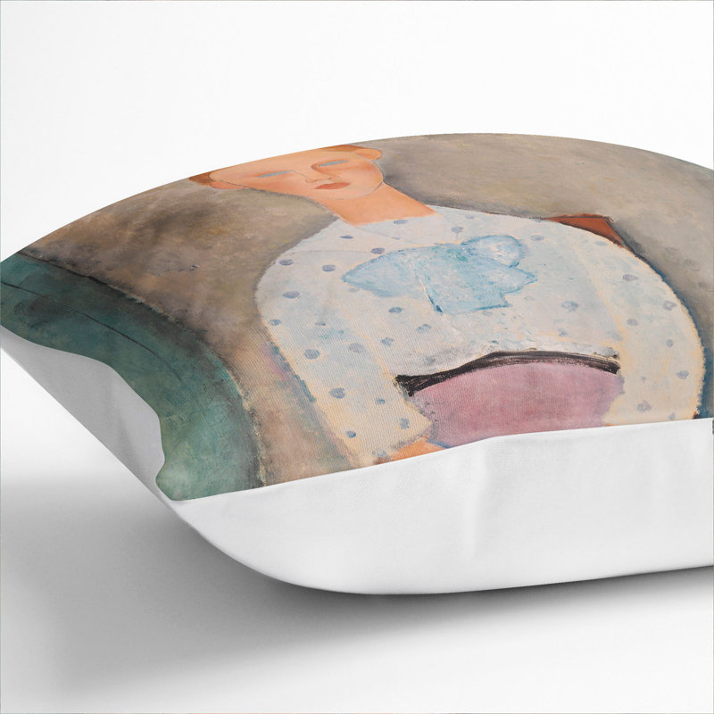 Square Cushion, 40cm H x 40cm W x 15cm D, White