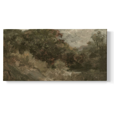 Série paysage - DCCCL III - Toile tendue avec châssis encadré - Prêt à être accroché