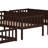 Triple Wood Bunk Bed, With Ladders, Guardrails-816754215