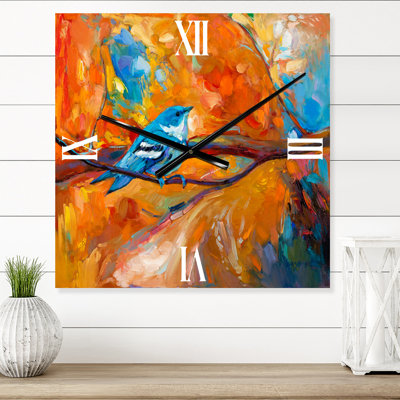 Horloge murale Cerulean Warbler