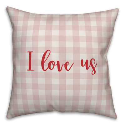  Coussin décoratif I Love Us