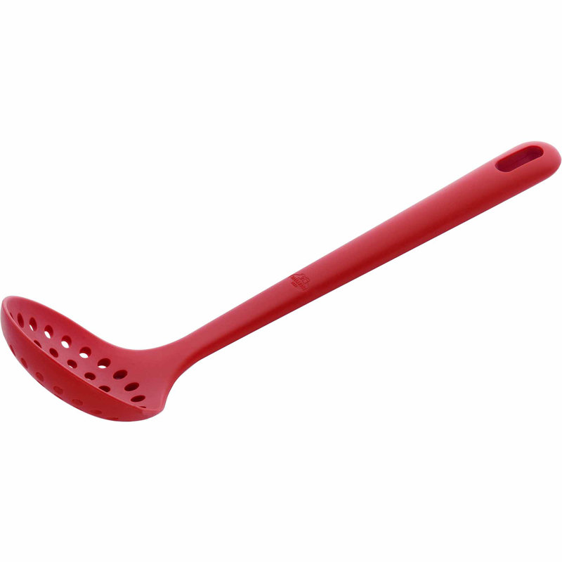 Rosso 31 cm Silicone Skimming Ladle, Red