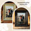 Cadre photo 5 pi x 7 po 5 pièces noir classique moderne pour décor de salon