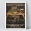 «Cute Cat Quotes Bar Sign» sur papier-98298896-98298895