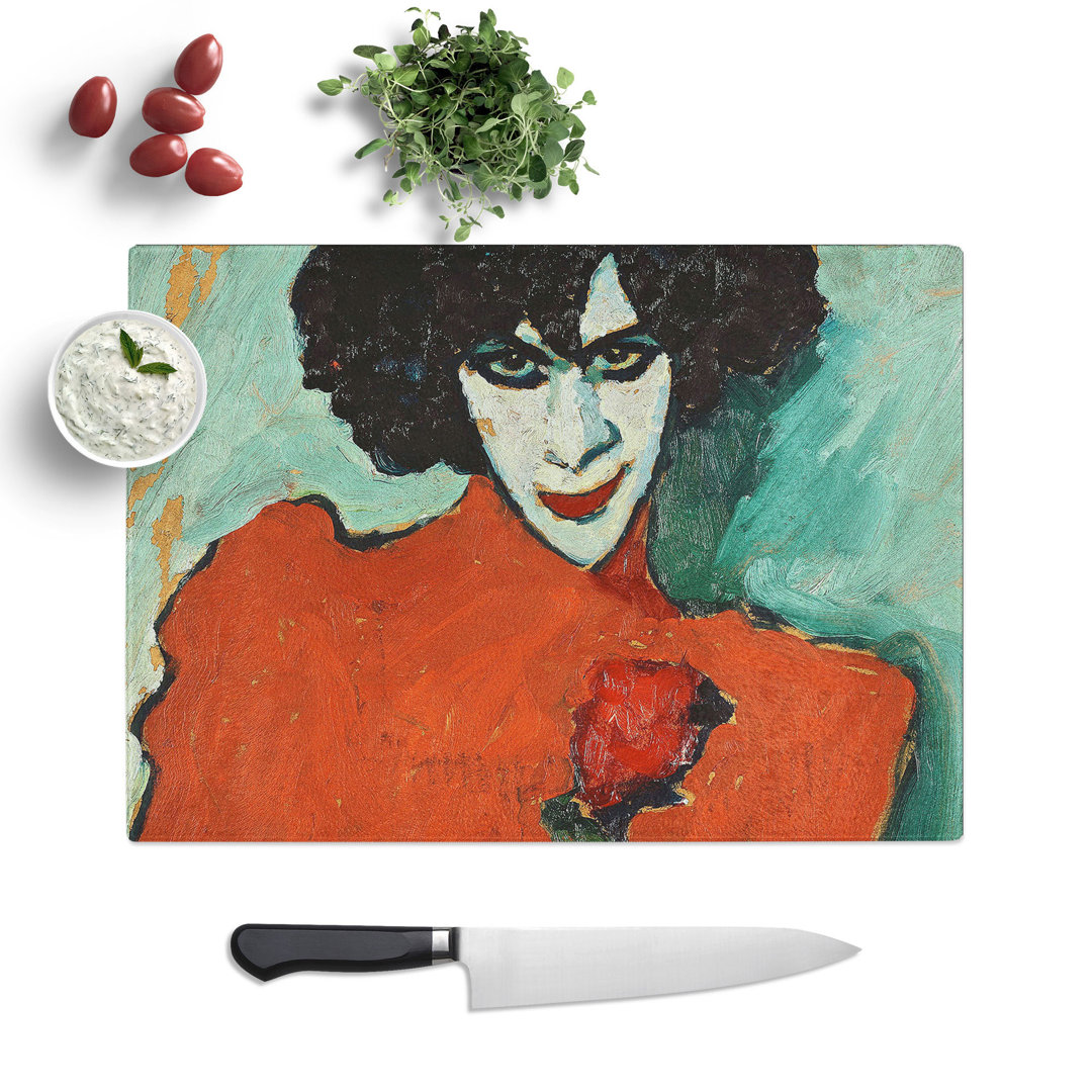 Portrait of the Dancer by Alexej Von Jawlensky Chopping Board