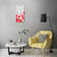 Jacquelyne Glass Wall Clock