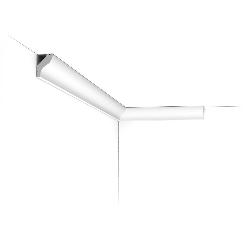 Durofoam, blanc apprêté H 1 po x l 78 po x P 13/16 po