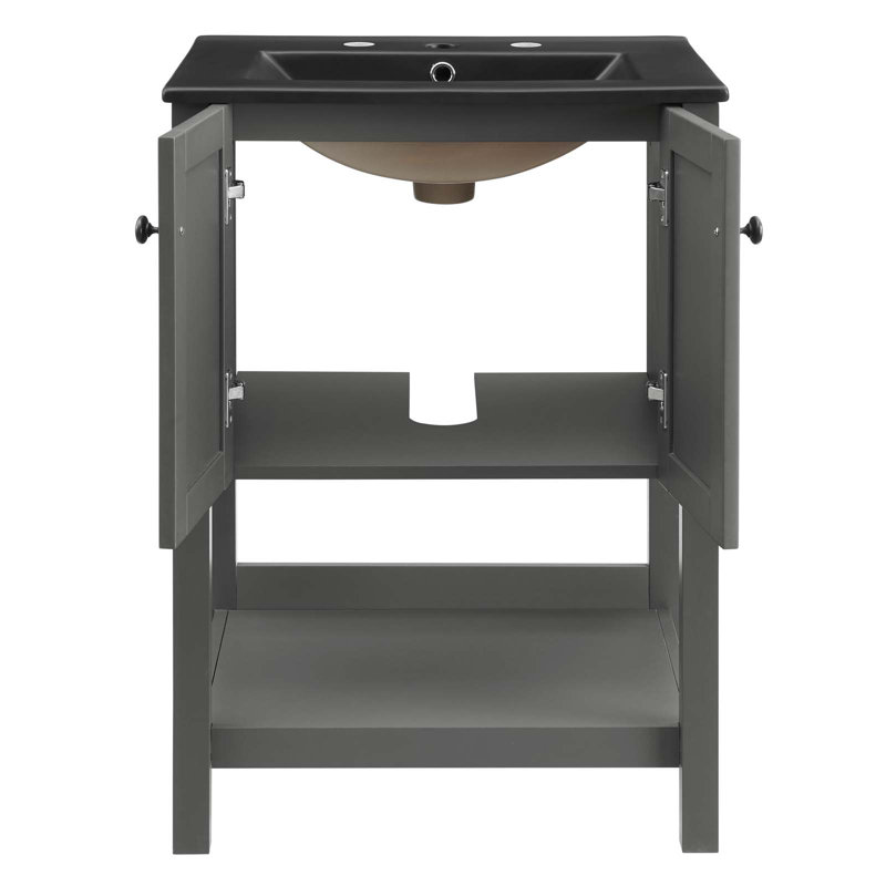 Modway Steam 24" Bathroom Vanity, Gray