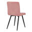Chaise d'appoint rembourrée en velours Girton-885659786
