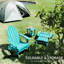 Chaise Adirondack pliable en plastique-299956318