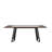 Arevalo Transitional 79 In. Rectangular Dining Table With Brown Wood And White Sintered Stone Table Top - Seats Up To 6