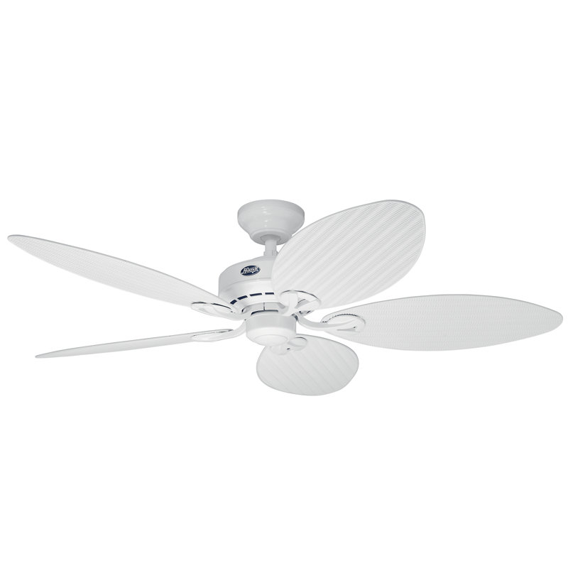 137cm Ceiling Fan, White, White