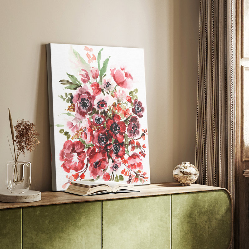 Islandais Poppies II - galerie Cavas sur mesure, H 27 po x l 18 po