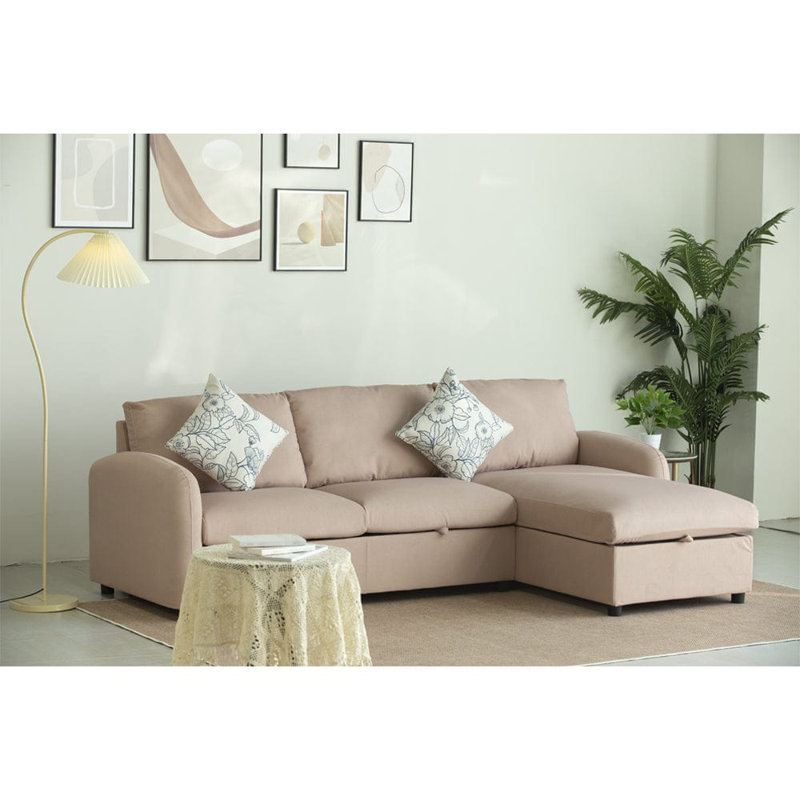 Sofa & Chaise, Pink