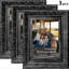 Cadre photo noir 3 pièces pour photos et tablettes de chambre 11 po x 14 po-133654438-133654439-133654443