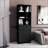 Black 2-Door Bookcase-569338208