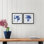 " Blue Ice Iris " 2 - Pieces Painting Print