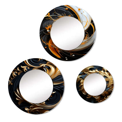 Loriga Metal Round Mirror