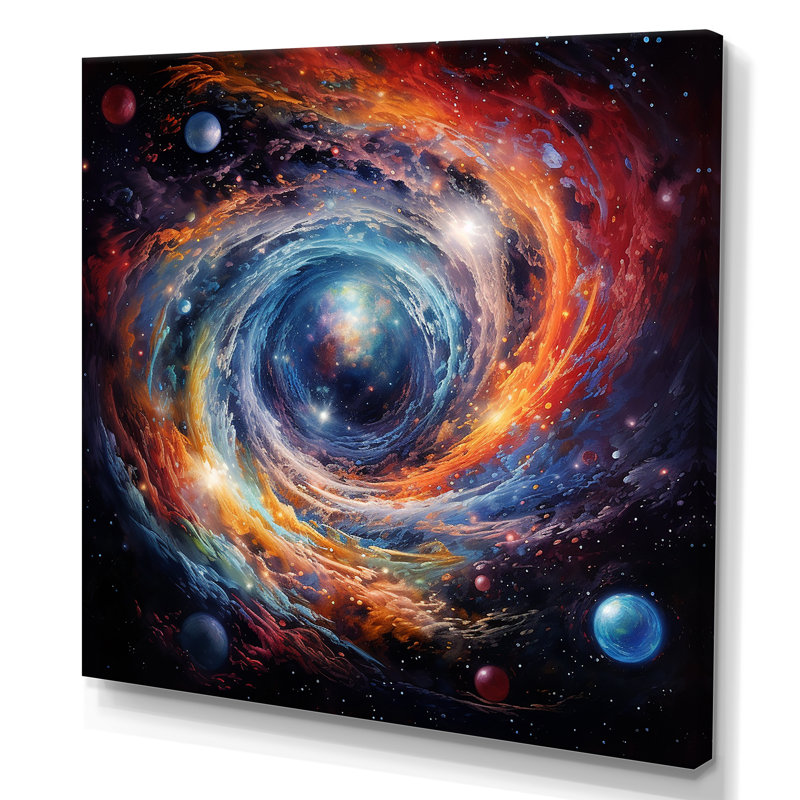 Heavenly Space Astrology - Astrology, art mural, Toile tendue, H 16 po x l 16 po x P 1 po