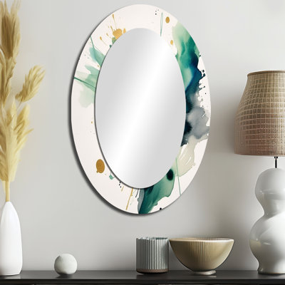 Krysten - Miroir abstrait en métal