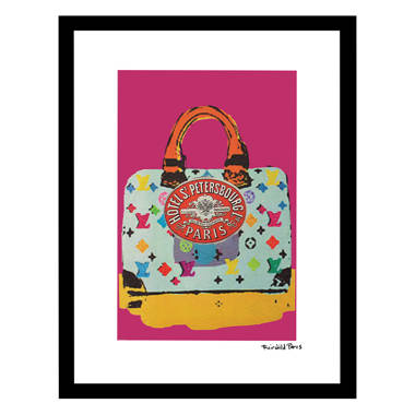Fairchild Paris Louis Vuitton Handbag Purse Wall Art Print Poster