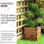 Scandinavian Redwood Handmade Wood Planter Box-186467085