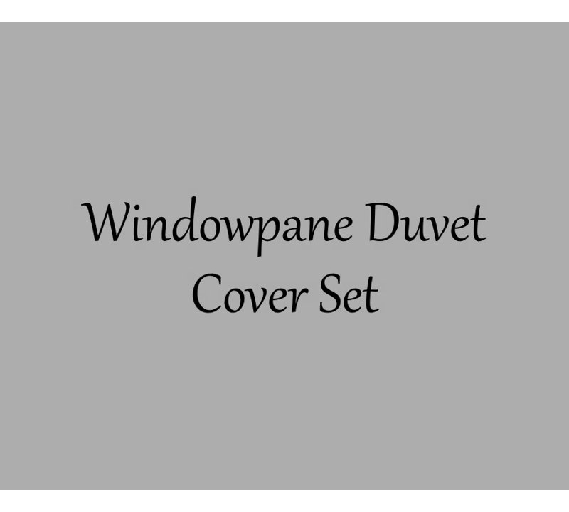 Modern White and Black Cotton Twin XL Sham Set