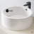 Monaco Round Ceramic Bathroom Vessel Sink-61079113