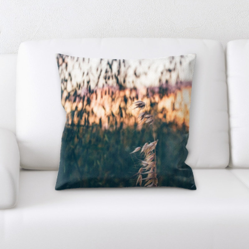 Microsuede Throw Pillow