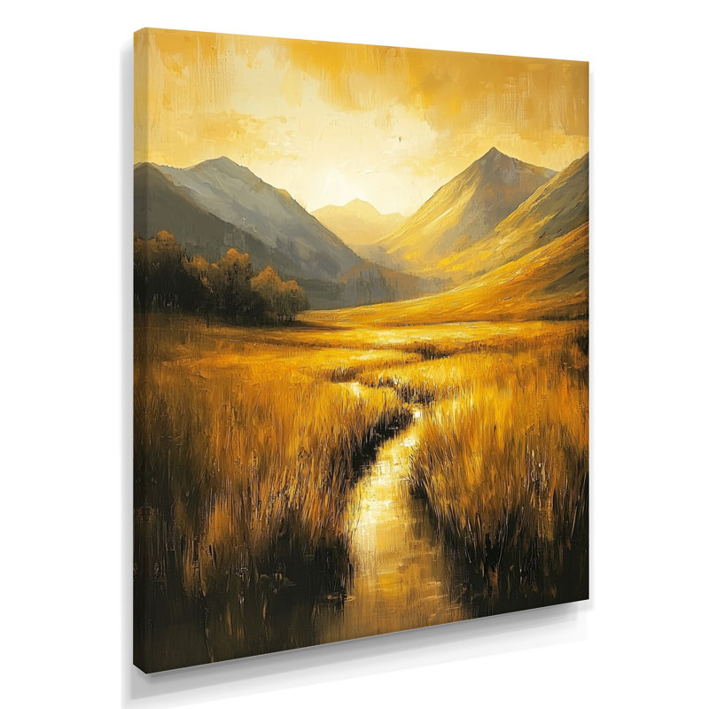 Gereldine - paysages, impressions d'art mural, H 32 po x l 16 po, Toile tendue, Ne s’applique pas