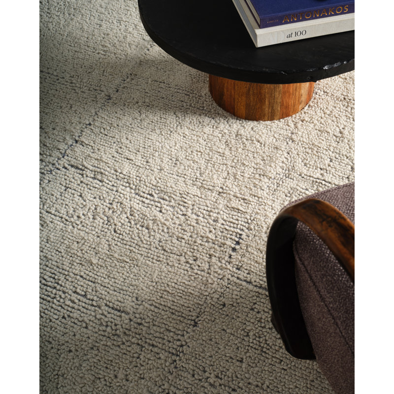 Jaipur Living Mazie HRG01 Handwoven Moroccan Ivory/Blue Area Rug (8'X10'), Rectangle 6' x 9'