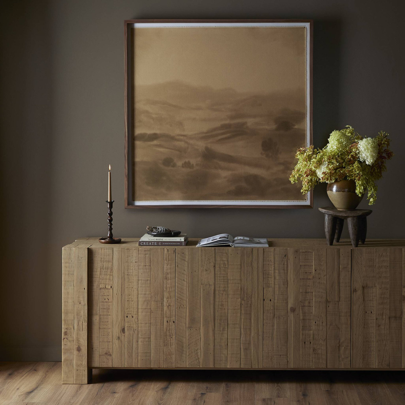 "Moorland" by Chelsea Fly, 48" H x 48" W