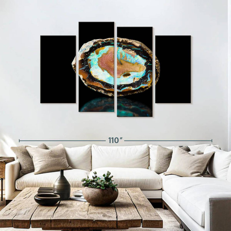 Alvord Fire Opal Gemstone, 54" H x 84" W