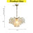 Camisa 4-Light Glam Coastal Capiz Tierd Chandelier With Seashell Accents-802450760-802450763