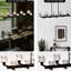 10 - Pour îlot de cuisine - Luminaire en cristal noir moderne à hauteur réglable, ampoule G9 10 * g9 *, 40 W maximum, conception américaine, suspension mate réglable, finition facile à installer, sensation luxueuse