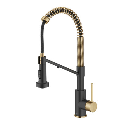 KRAUS Bolden 2-in-1 Commercial Style Pull-Down Single Handle Water Filter Kitchen Faucet for Reverse Osmosis or Water Filtration System