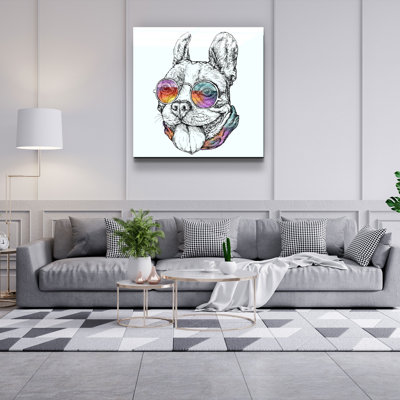 Superbe peinture décorative en verre trempé de 19,7 po x 19,7 po | 100% verre trempé, épaisseur: 0,16 pouce | Impression UV pour des couleurs éclatantes | Parfait pour la décoration intérieure, le salon ou le bureau