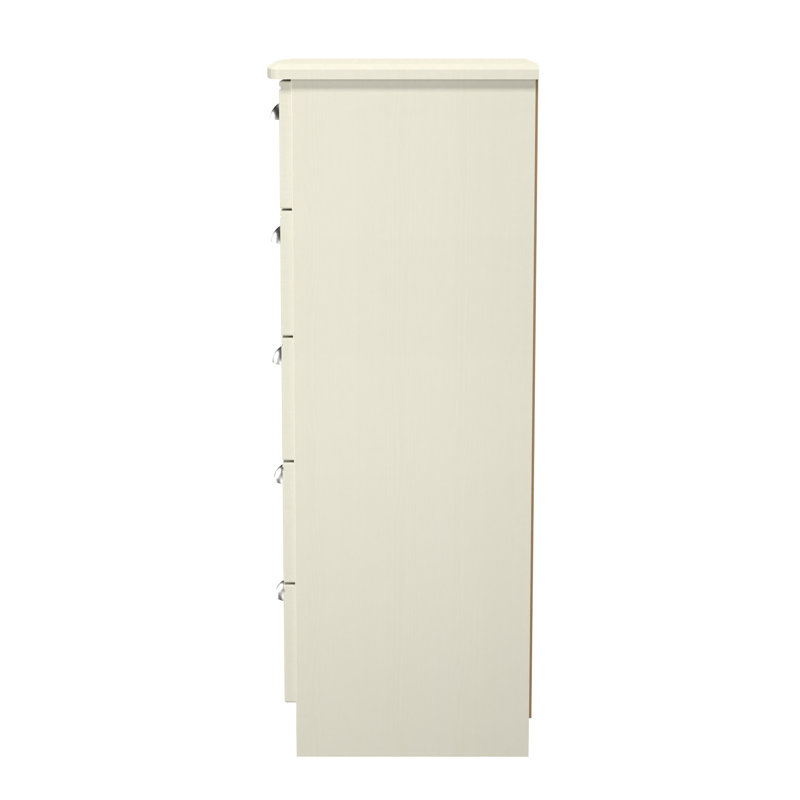 Conners 40cm W Manufactured Wood Bedside Table, Cream Ash