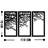 Elegant Metal Wall Art Decor, Black Finish, 44.1 x 27.6 inches | 100% Durable Metal, Thickness: 0.06 inches | Easy to Hang Design, Perfect for Living Room, Bedroom, or Office | Stylish and Modern Home Accessory