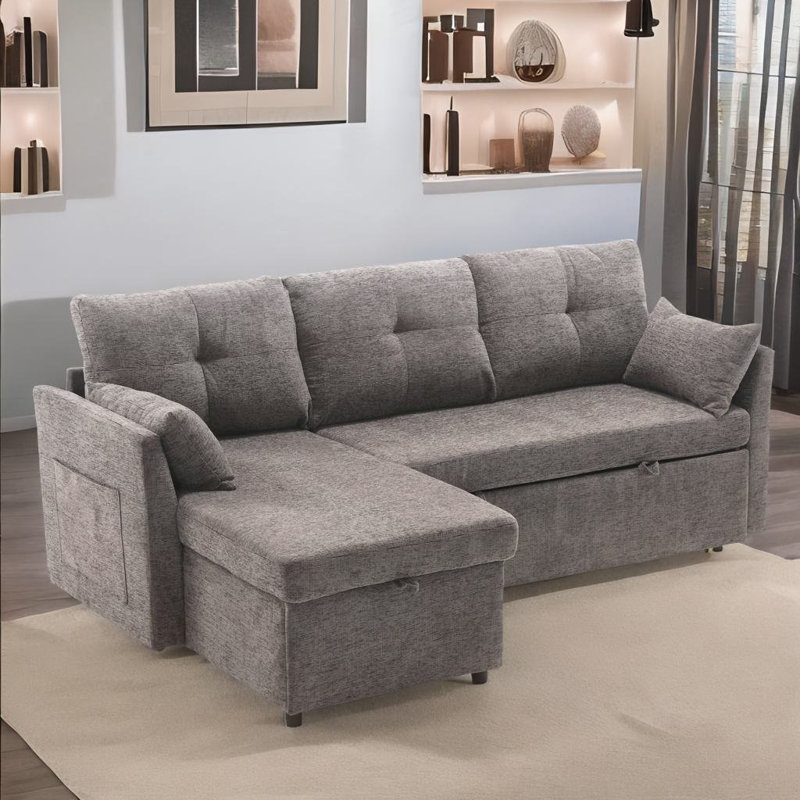 Danen Upholstered 81.1'' Sofa, Gray