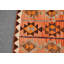 Tapis de style kilim tissé à la main Classic Classic avec motifs multicolores complexes brun / orange