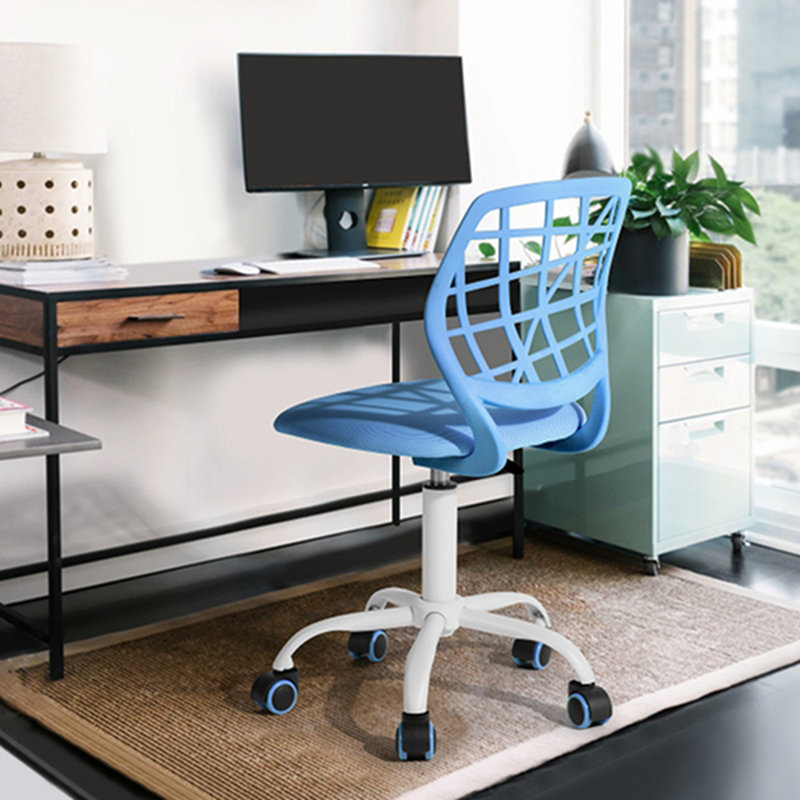 Chaise de bureau pivotante réglable Sisk, clair
