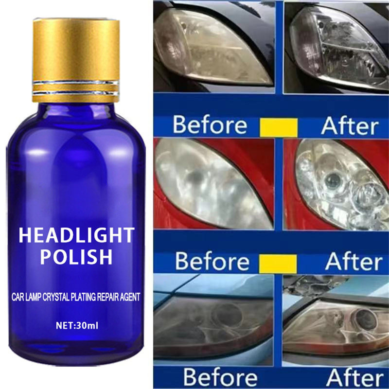 Night Light 30ML Vehicle Headlamp  Headlamp Repair Fluid Repair Tool Set Of Vehicle Lamp Scratch Yellowing Polishing Repair Agent