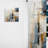 Alirra Abstract Beige Gold Road Collage II - Modern Curtain - Velvet Room Darkening - 1 panel-1325521709