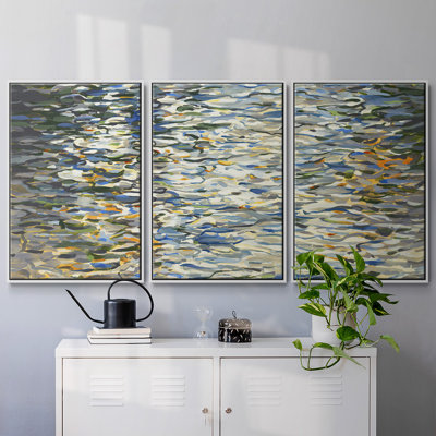 Water Reflections - Multi Piece Framed Canvas