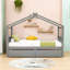 Lit simple en bois avec deux tiroirs de rangement Autym-1597899903