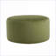 Repose-pieds, rond en velours moderne, l 30 po x H 16 po, vert olive - repose-pieds, siège, table d'appoint | Vert olive | Velours