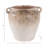 Modern Rustic Terracotta Tall Flower Vase With Speckled Finish - Elevated Home Decor Accent Vases For Table - Ivory/Brown-1856079094