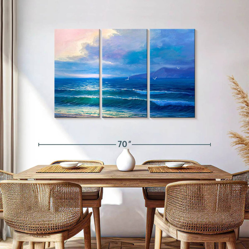 Gillard Sunrise Ocean, H 36 po x l 57 po